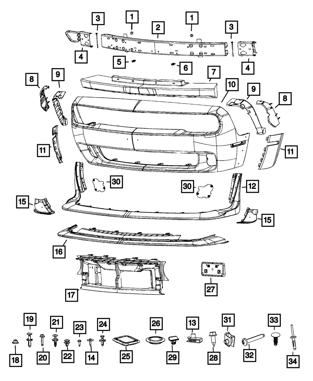 Grille Blocker, Left - Mopar (68425091aa)