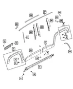 B Pillar Applique, Left - Mopar (68435697AA) - view 7