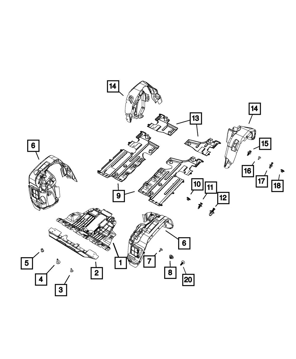 Splash Shield, Left - Mopar (68439774aa)