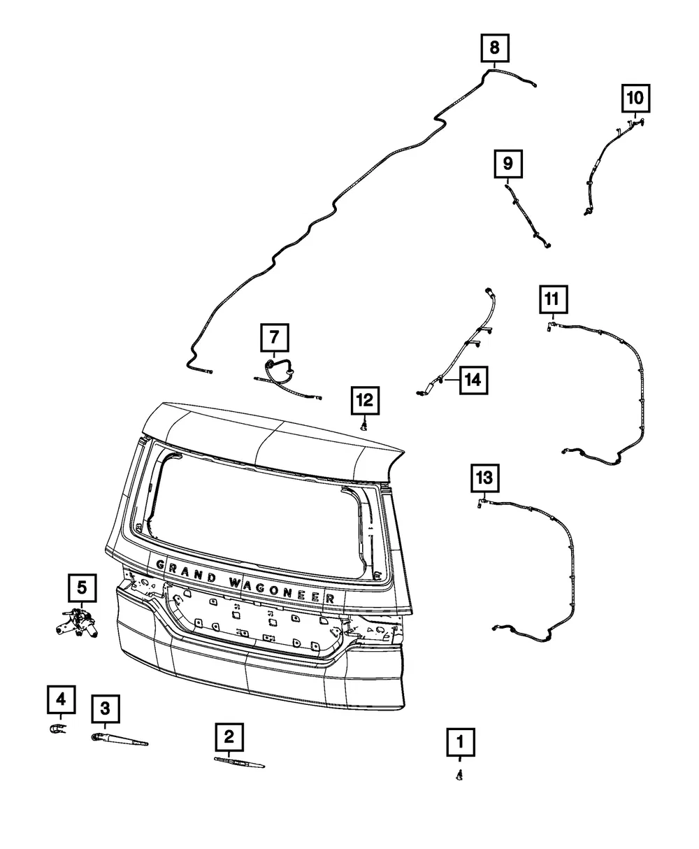 Windshield Washer Hose - Mopar (68440461ab) - view 4