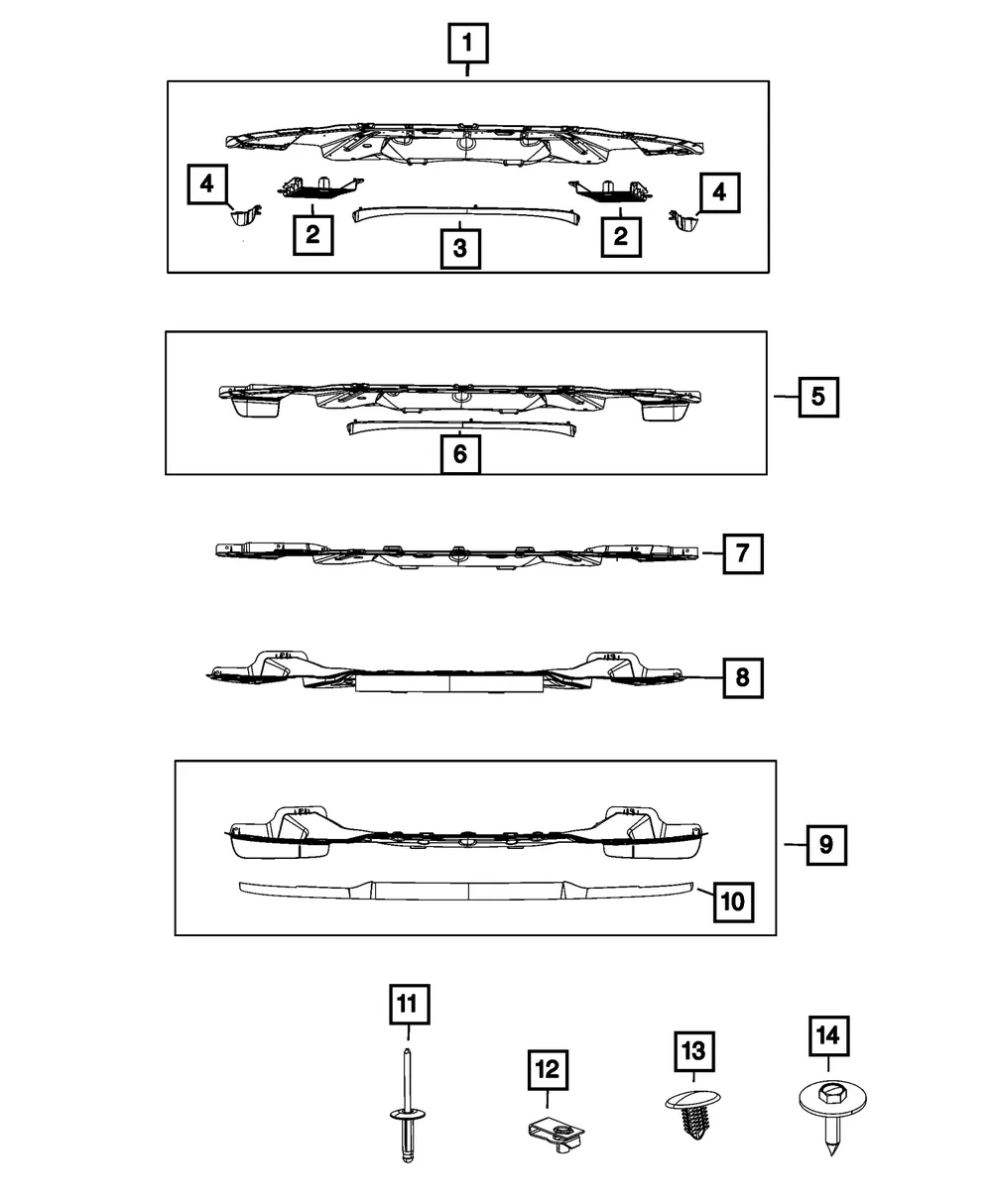 Front Fender Spat, Right - Mopar (68442248ab)