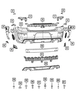 Fascia Support Bracket, Left - Mopar (68445017aa) - view 8