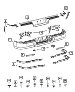 Step Bumper Assembly - Mopar (68451162AA) - view 12