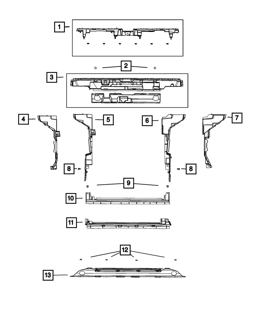Under Hood Appearance Panel - Mopar (68453528AA) - view 4