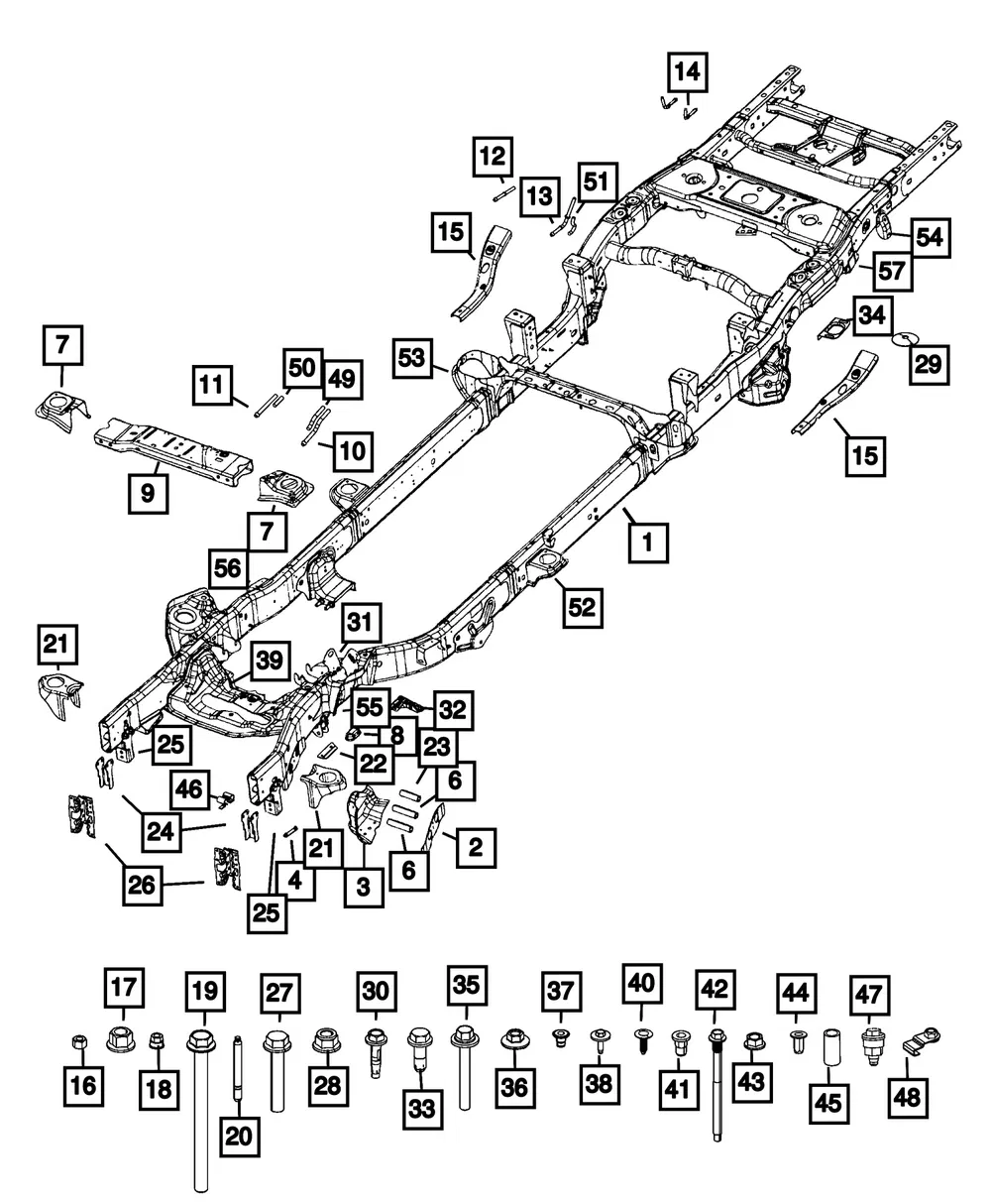 Fender Bracket, Right - Mopar (68456208aa)
