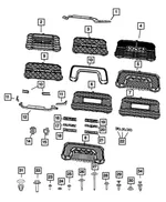 Emblem Backing Plate - Mopar (68459116aa) - view 6