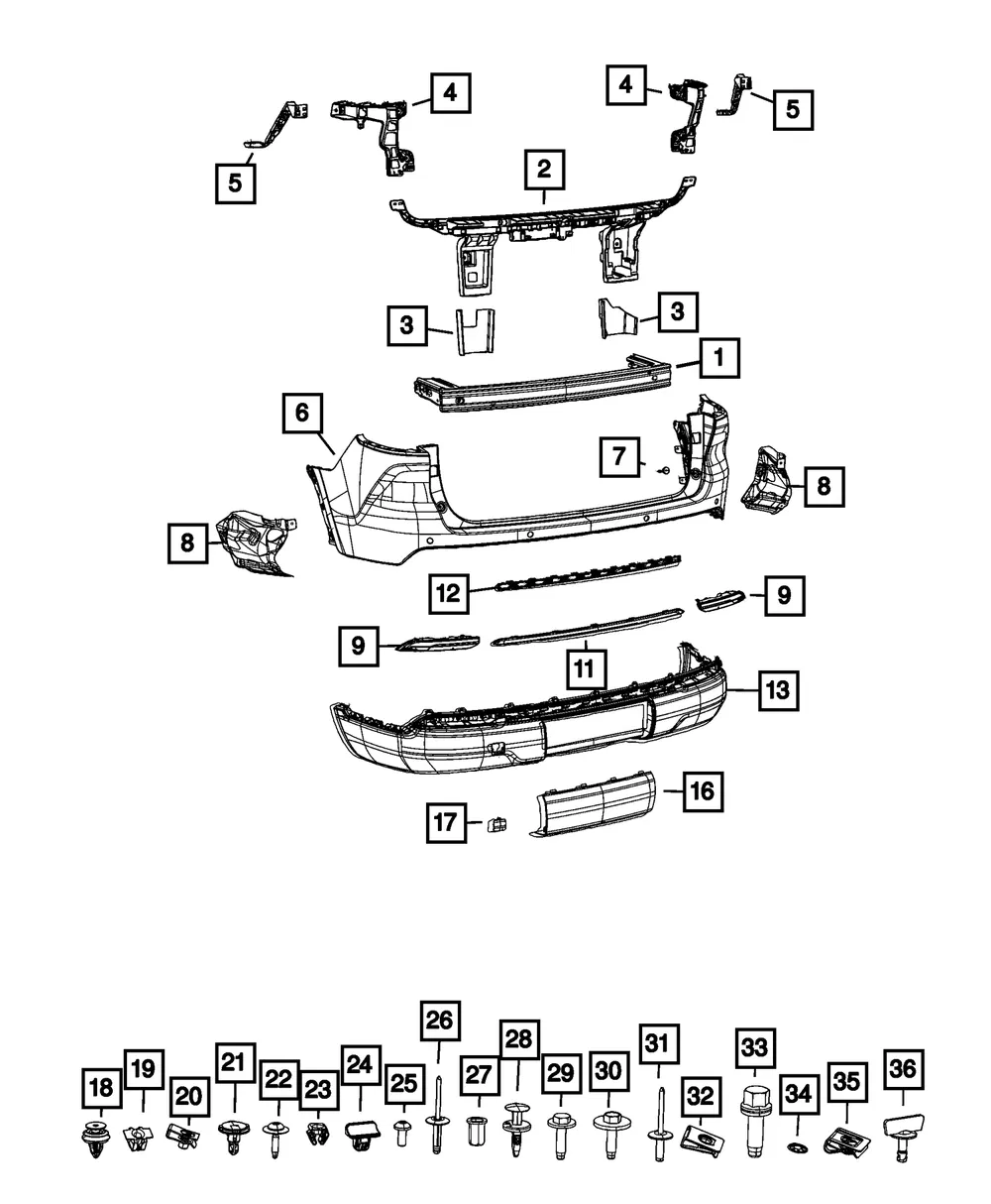 Fascia Bracket, Right - Mopar (68459322ab) - view 3