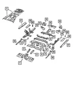 D Pillar Panel, Left - Mopar (68459555ab) - view 8