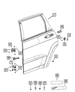 Overslam Bumper, Right - Mopar (68459903aa) - view 8