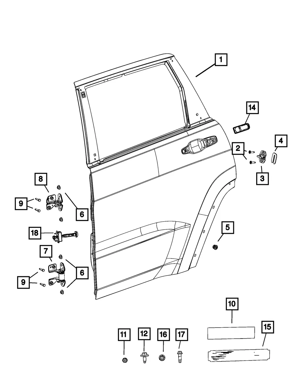 Overslam Bumper, Right - Mopar (68459903aa) - view 4