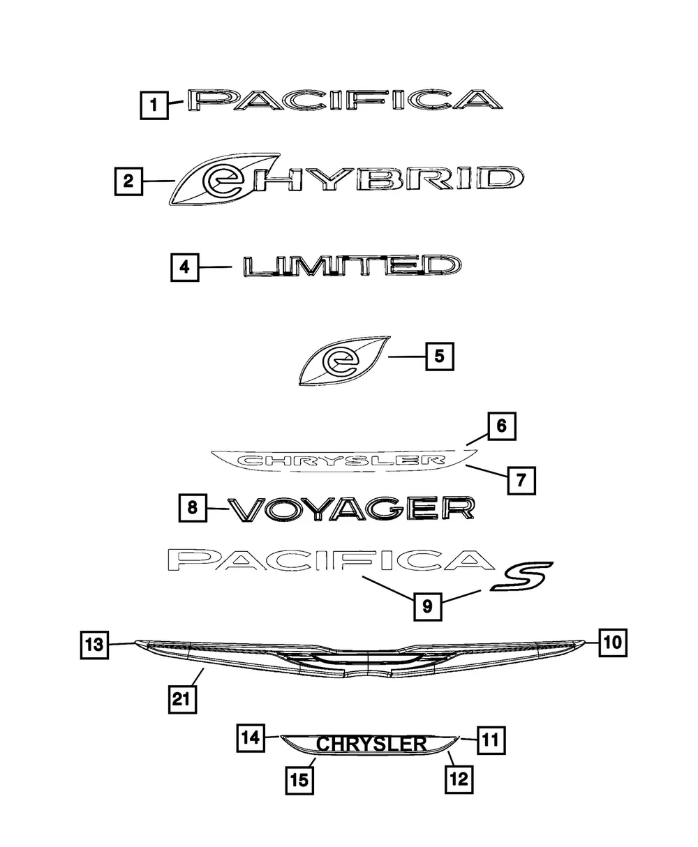 Emblem - Mopar (68465305aa) - view 4