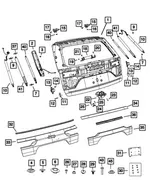Rubber Bumper - Mopar (68468232aa) - view 4