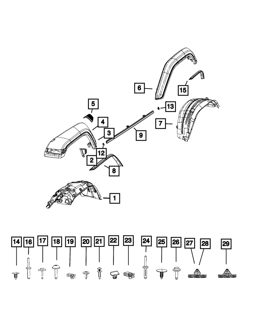 Splash Shield, Right - Mopar (68469510aa)