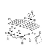 Latch Bracket, Right - Mopar (68469894ab) - view 10