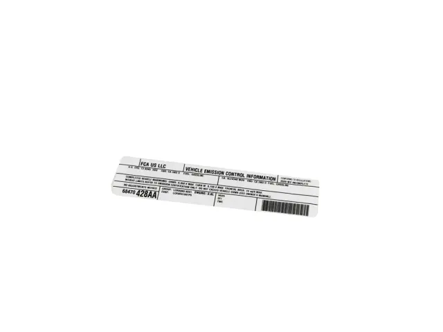 Label - Mopar (68470428aa) - view 3