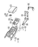 Latch Access Cover - Mopar (68470798AA) - view 11