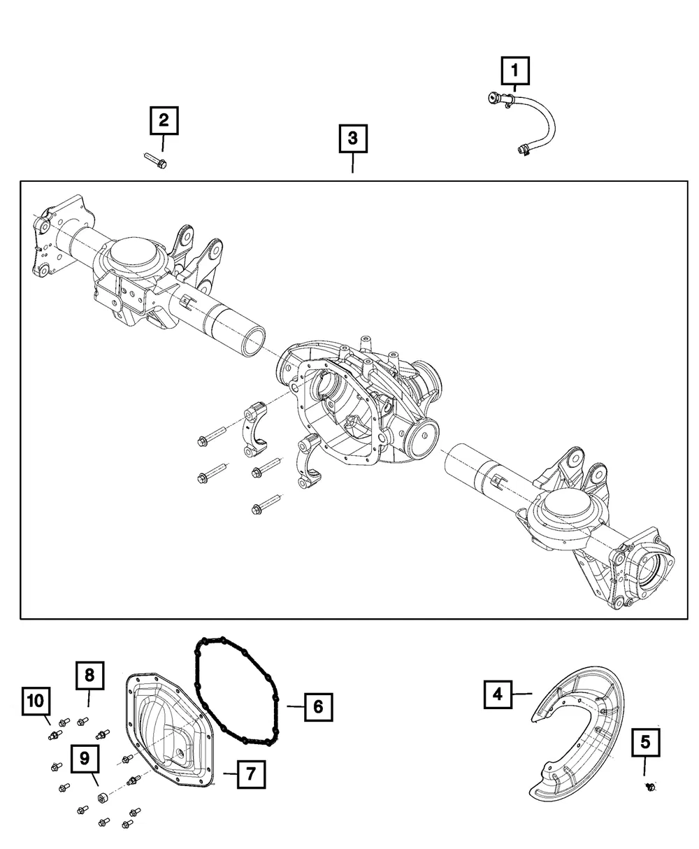 Splash Shield, Right - Mopar (68470836aa) - view 3
