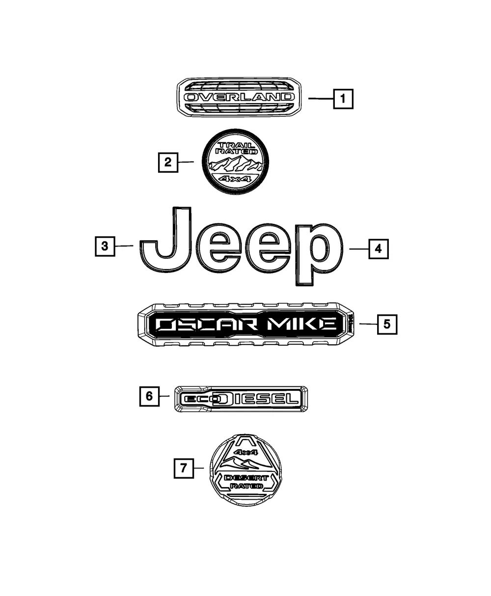 Nameplate - Mopar (68477760ab) - view 4