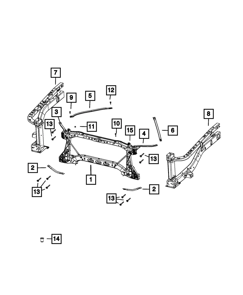 Fender Closure, Left - Mopar (68477785ab) - view 6