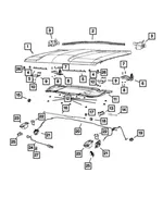 Hood Latch, Left - Mopar (68478757aa) - view 16
