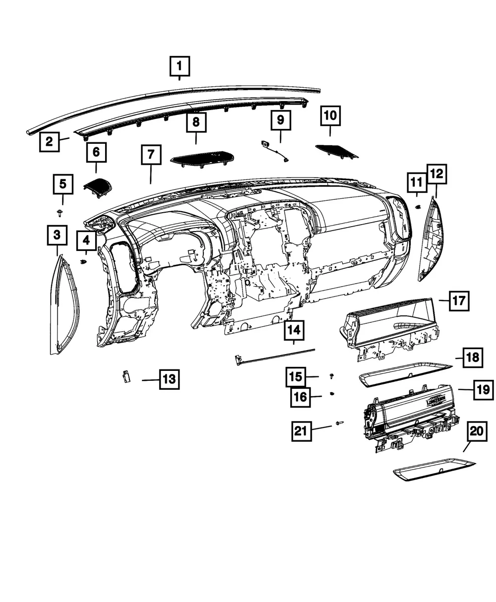 Windshield Seal - Mopar (68483255aa)