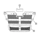 Active Shutter Grille - Mopar (68488785AE) - view 8