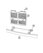 Active Shutter Grille - Mopar (68490958AC) - view 11