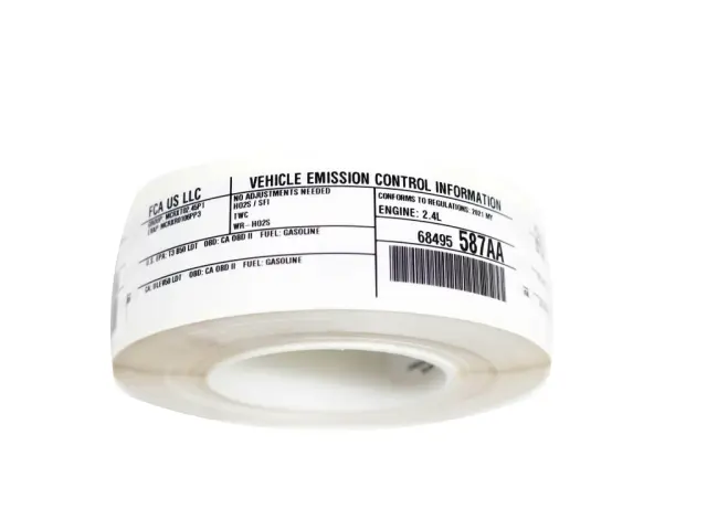 Label - Mopar (68495587aa)