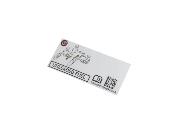 Fuel Label - Mopar (68499365aa)