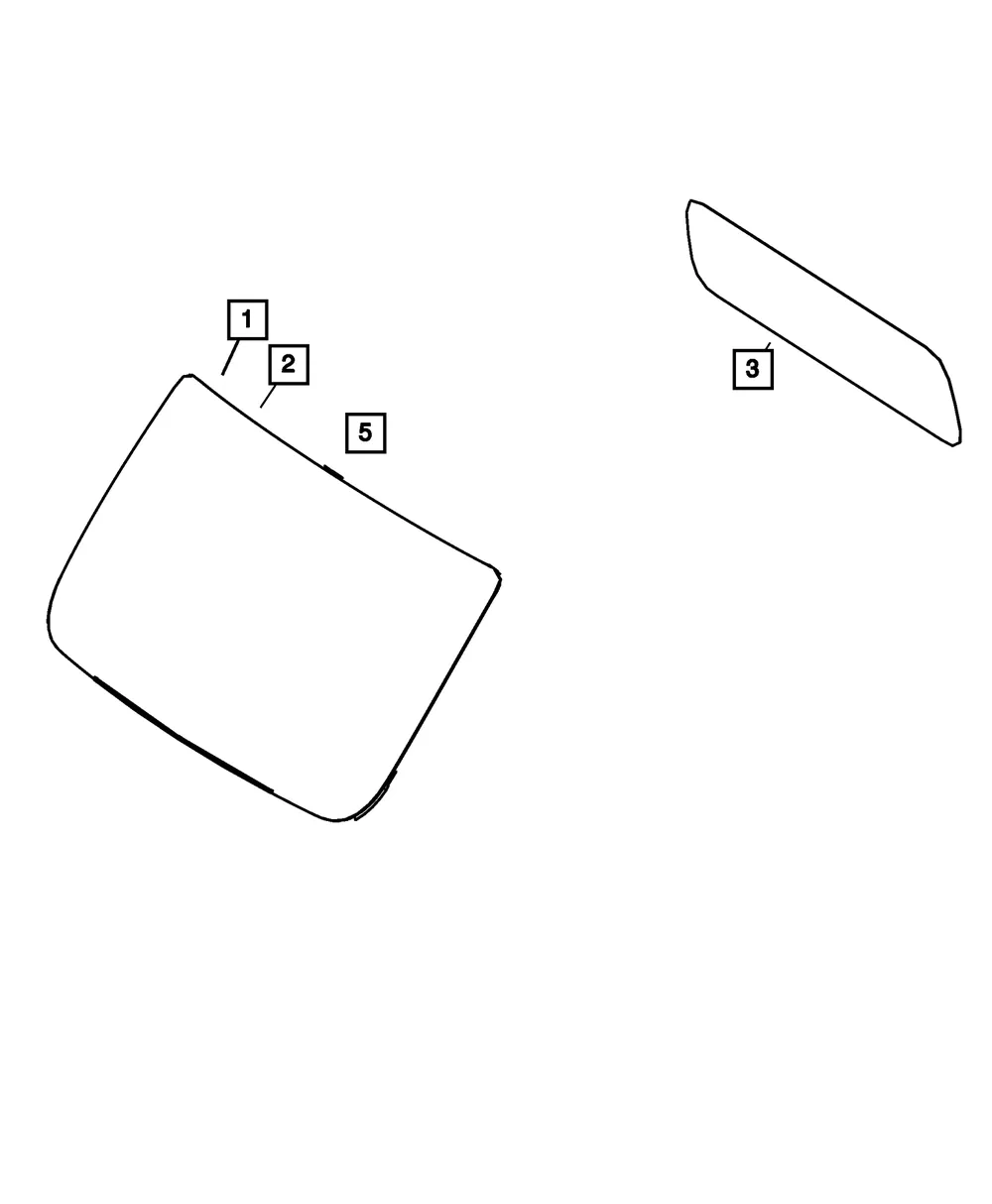Windshield - Mopar (68517547aa)