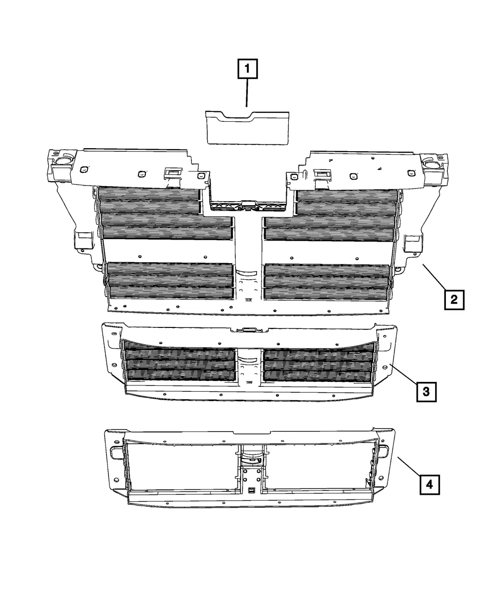 Active Shutter Grille - Mopar (68526602ac) - view 4