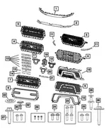 Radiator Grille - Mopar (68528996AA) - view 10