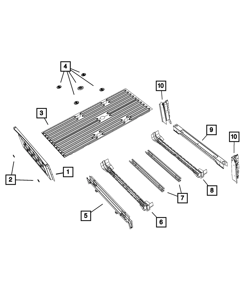D Pillar Reinforcement, Left - Mopar (68534135aa)