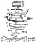 Front Upper Fascia - Mopar (68538437aa) - view 9