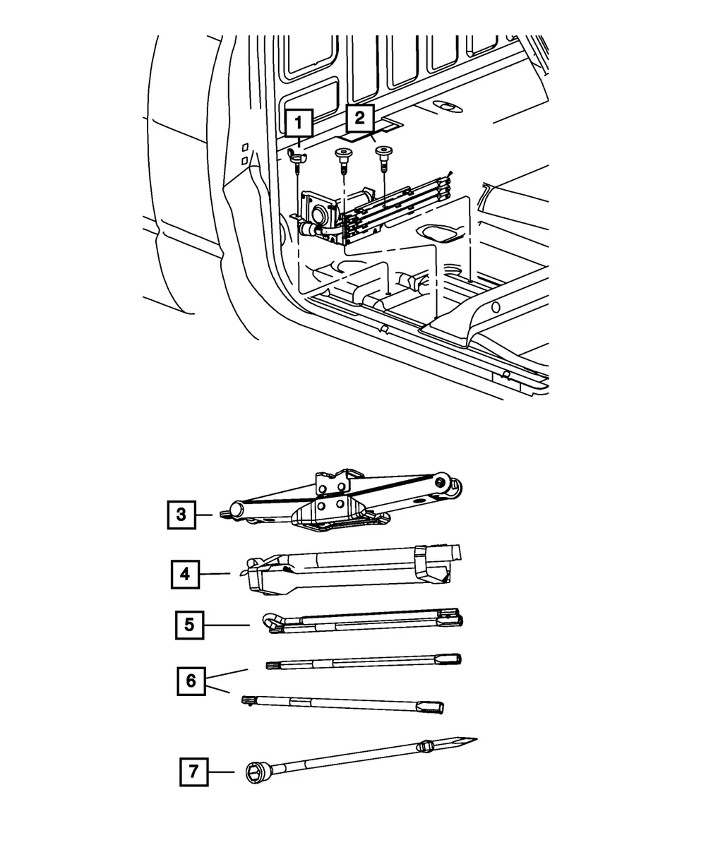 Jack Handle Extension - Mopar (68541122AA) - view 8