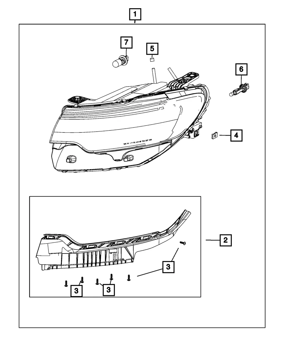 Fascia Bracket Kit, Left - Mopar (68542245aa) - view 4