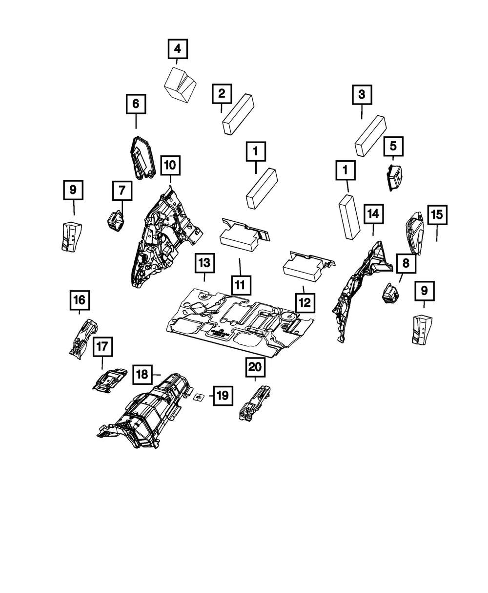 D Pillar Stuffer - Mopar (68542780aa) - view 4