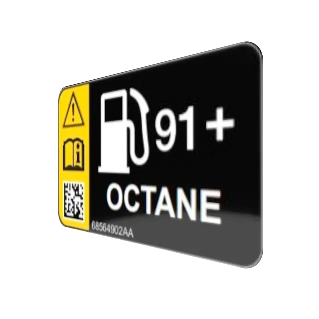 Unleaded Fuel Only Label - Mopar (68564902aa)