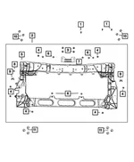 Hood Release Bracket - Mopar (68565373aa) - view 8