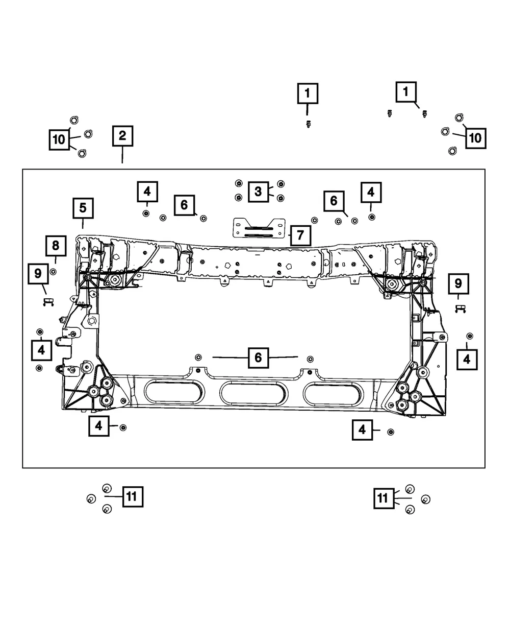 Hood Release Bracket - Mopar (68565373aa) - view 4