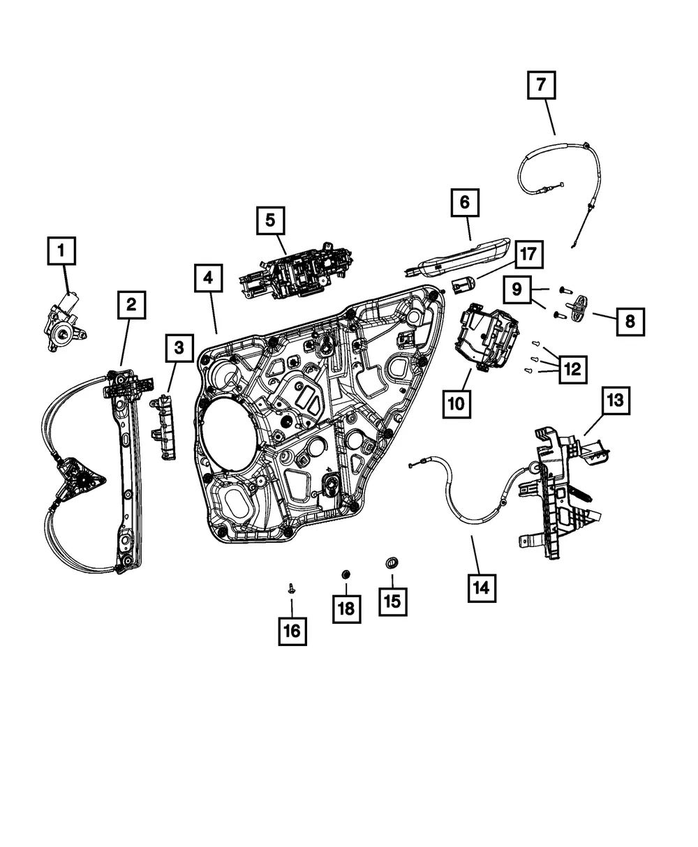 Inside Handle Cable, Right - Mopar (68565748aa) - view 4