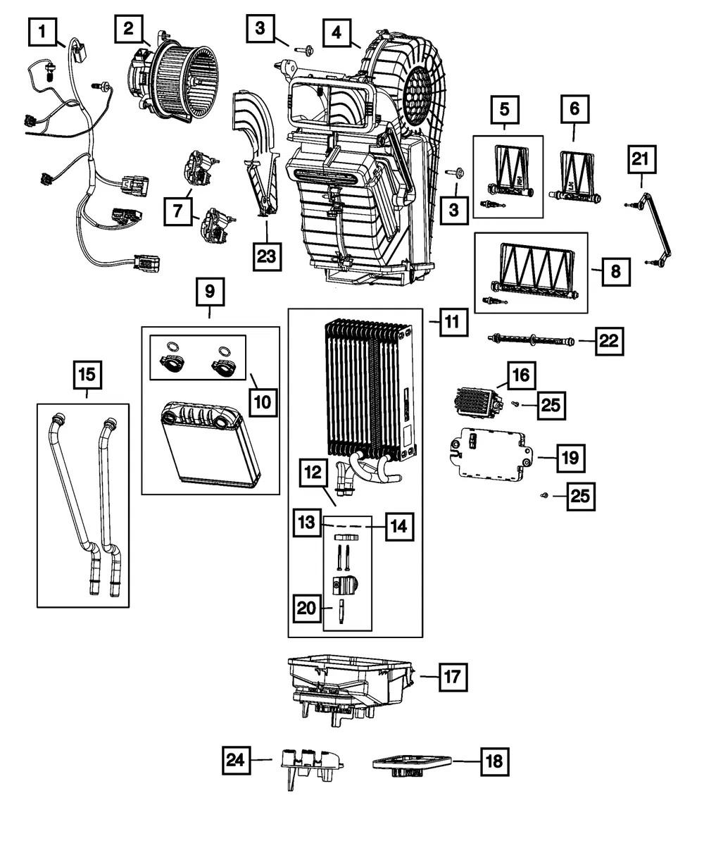 Temp Door - Mopar (68565841aa)