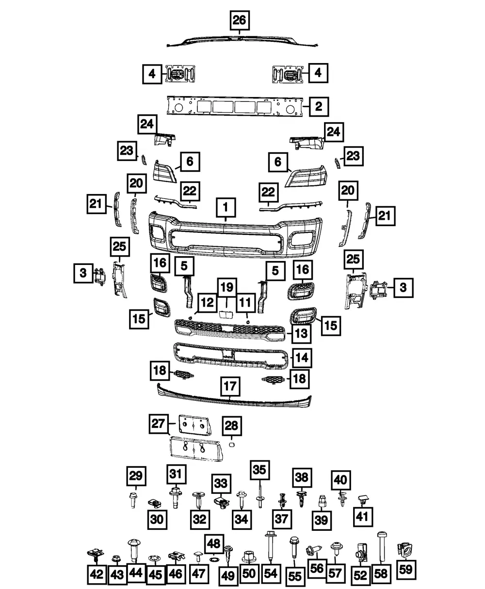 Front Bumper Side Bracket Kit - Mopar (68566234AA) - view 3