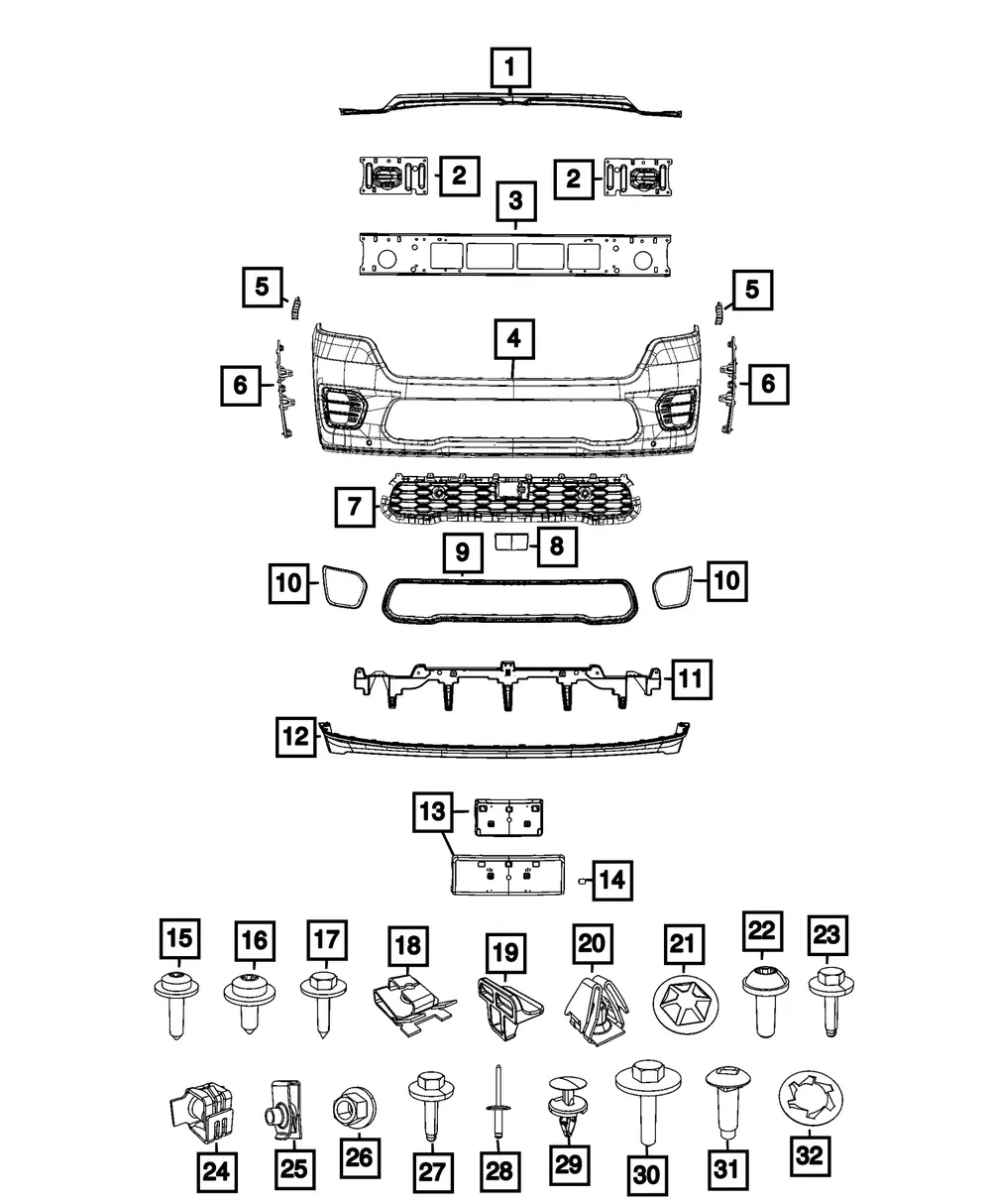 Front Bumper Side Bracket, Left - Mopar (68566805AA) - view 4