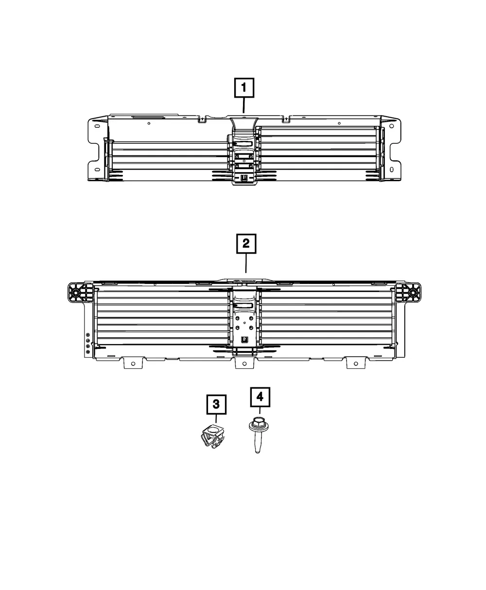 Active Shutter Grille - Mopar (68568498AA) - view 4