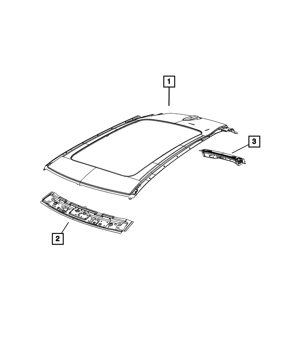 Roof Panel - Mopar (68577323AD)