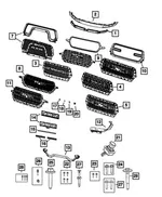 Radiator Grille - Mopar (68582270aa) - view 11