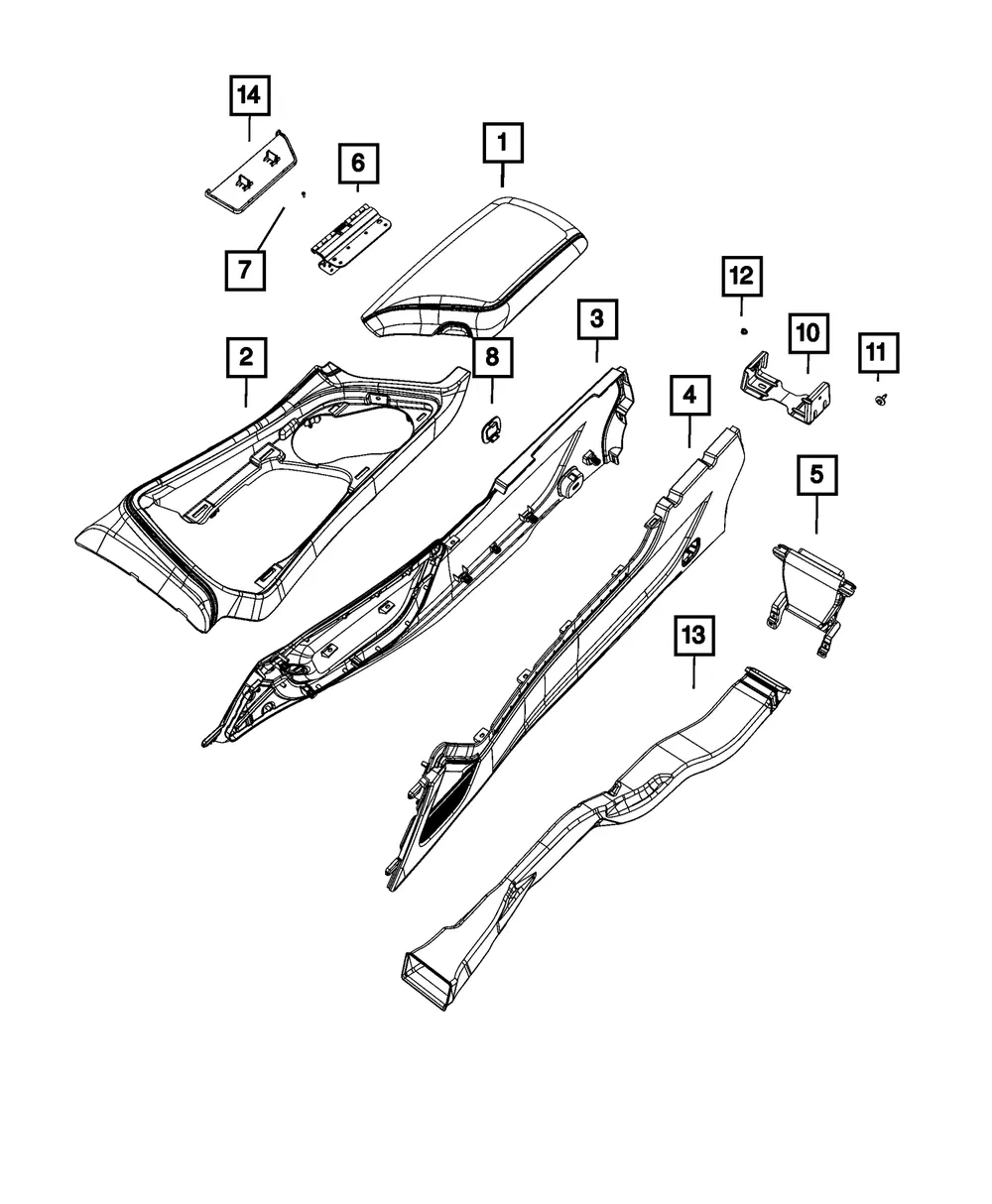 Hinge Cover - Mopar (68584591AA)