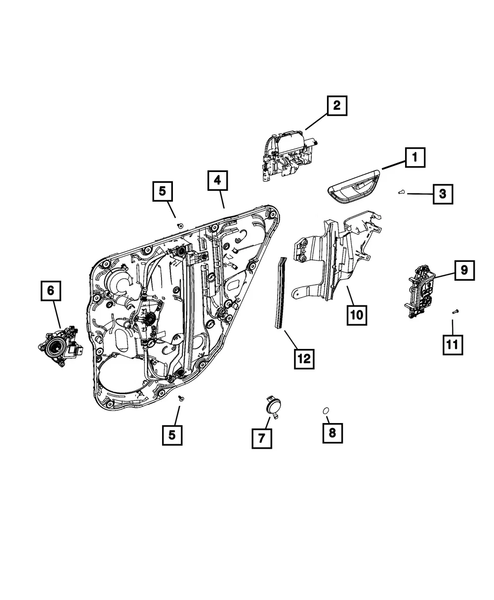 Latch - Mopar (68595831AG)