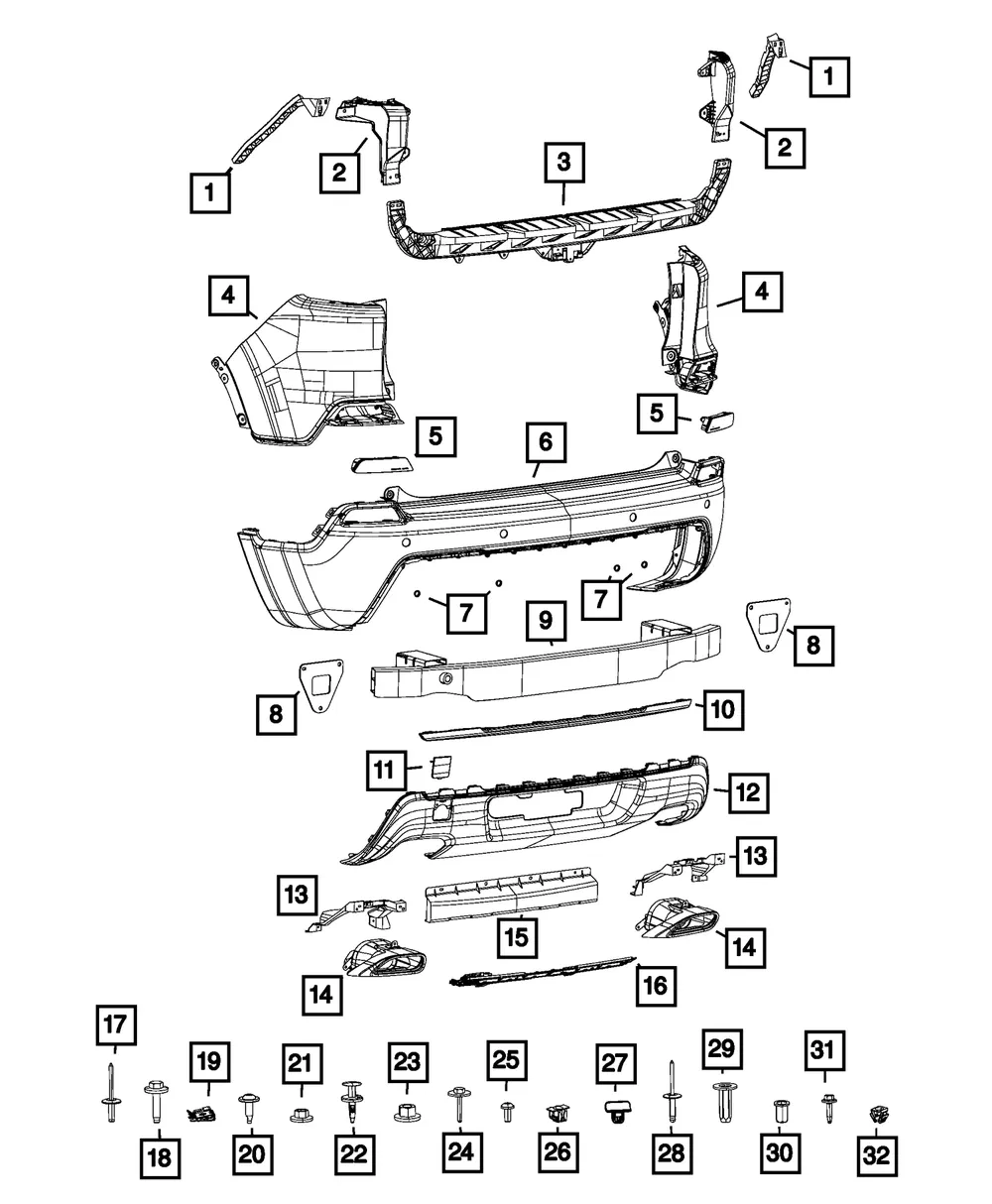 Fascia Applique - Mopar (68595992aa) - view 2
